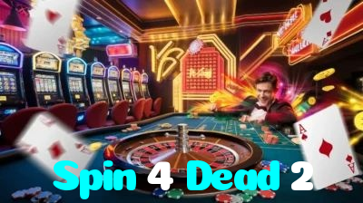 Spin 4 Dead 2 casino presented on mobile device in Pakistan with slots and live games